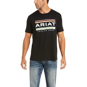 Ariat Men's Black Bar Stripe Shirt